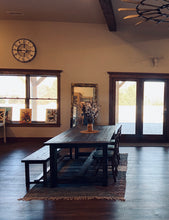 Load image into Gallery viewer, Custom Oak country dining table
